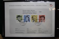 Schweiz Ersttagsblätter 1997-2001 im Post-Binder #LZ781