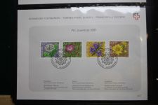 Schweiz Ersttagsblätter 1997-2001 im Post-Binder #LZ781