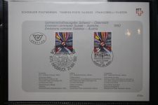 Schweiz Ersttagsblätter 1997-2001 im Post-Binder #LZ781