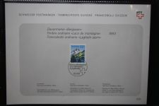 Schweiz Ersttagsblätter 1997-2001 im Post-Binder #LZ781
