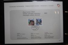 Schweiz Ersttagsblätter 1997-2001 im Post-Binder #LZ781