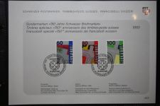Schweiz Ersttagsblätter 1997-2001 im Post-Binder #LZ781