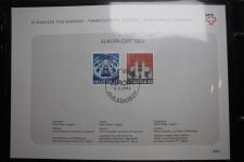 Schweiz Ersttagsblätter 1997-2001 im Post-Binder #LZ781