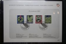 Schweiz Ersttagsblätter 1997-2001 im Post-Binder #LZ781