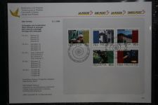 Schweiz Ersttagsblätter 1997-2001 im Post-Binder #LZ781
