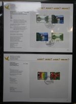 Schweiz Ersttagsblätter 1997-2001 im Post-Binder #LZ781