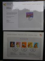 Schweiz Ersttagsblätter 1997-2001 im Post-Binder #LZ781