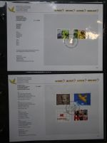 Schweiz Ersttagsblätter 1997-2001 im Post-Binder #LZ781