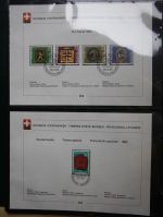 Schweiz Ersttagsblätter 1997-2001 im Post-Binder #LZ781
