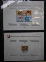 Schweiz Ersttagsblätter 1997-2001 im Post-Binder #LZ781