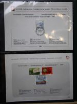 Schweiz Ersttagsblätter 1997-2001 im Post-Binder #LZ781