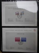 Schweiz Ersttagsblätter 1997-2001 im Post-Binder #LZ781