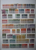 Deutsches Reich dicht gestecktes Lager mit viel Material im Einsteckalbum #LZ782