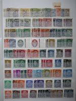 Deutsches Reich dicht gestecktes Lager mit viel Material im Einsteckalbum #LZ782