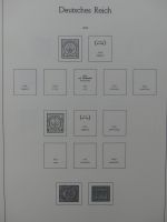 Deutsches Reich ab 1872-1933 teilbesammelt in 2 Leuchtturm Vordrucken #LZ789