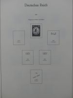 Deutsches Reich ab 1872-1933 teilbesammelt in 2 Leuchtturm Vordrucken #LZ789