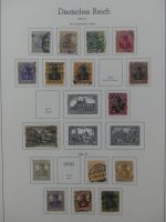 Deutsches Reich ab 1872-1933 teilbesammelt in 2 Leuchtturm Vordrucken #LZ789