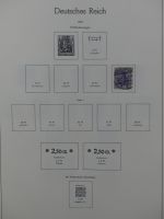 Deutsches Reich ab 1872-1933 teilbesammelt in 2 Leuchtturm Vordrucken #LZ789