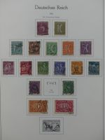 Deutsches Reich ab 1872-1933 teilbesammelt in 2 Leuchtturm Vordrucken #LZ789