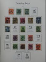 Deutsches Reich ab 1872-1933 teilbesammelt in 2 Leuchtturm Vordrucken #LZ789