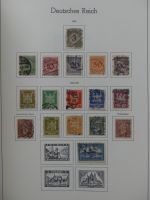 Deutsches Reich ab 1872-1933 teilbesammelt in 2 Leuchtturm Vordrucken #LZ789