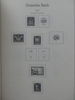 Deutsches Reich ab 1872-1933 teilbesammelt in 2 Leuchtturm Vordrucken #LZ789