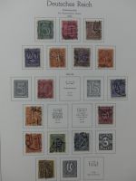 Deutsches Reich ab 1872-1933 teilbesammelt in 2 Leuchtturm Vordrucken #LZ789