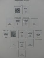 Deutsches Reich ab 1872-1933 teilbesammelt in 2 Leuchtturm Vordrucken #LZ789