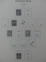 Deutsches Reich ab 1872-1933 teilbesammelt in 2 Leuchtturm Vordrucken #LZ789