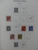 Deutsches Reich ab 1872-1933 teilbesammelt in 2 Leuchtturm Vordrucken #LZ789