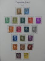 Deutsches Reich ab 1872-1933 teilbesammelt in 2 Leuchtturm Vordrucken #LZ789