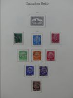 Deutsches Reich ab 1872-1933 teilbesammelt in 2 Leuchtturm Vordrucken #LZ789