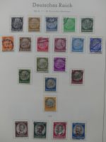 Deutsches Reich ab 1872-1933 teilbesammelt in 2 Leuchtturm Vordrucken #LZ789