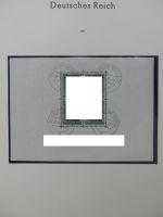Deutsches Reich ab 1872-1933 teilbesammelt in 2 Leuchtturm Vordrucken #LZ789