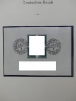 Deutsches Reich ab 1872-1933 teilbesammelt in 2 Leuchtturm Vordrucken #LZ789