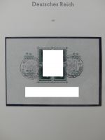 Deutsches Reich ab 1872-1933 teilbesammelt in 2 Leuchtturm Vordrucken #LZ789