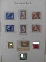 Deutsches Reich ab 1872-1933 teilbesammelt in 2 Leuchtturm Vordrucken #LZ789