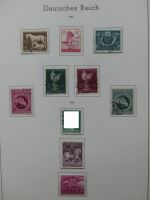 Deutsches Reich ab 1872-1933 teilbesammelt in 2 Leuchtturm Vordrucken #LZ789