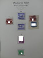 Deutsches Reich ab 1872-1933 teilbesammelt in 2 Leuchtturm Vordrucken #LZ789