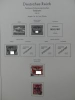 Deutsches Reich ab 1872-1933 teilbesammelt in 2 Leuchtturm Vordrucken #LZ789