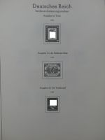 Deutsches Reich ab 1872-1933 teilbesammelt in 2 Leuchtturm Vordrucken #LZ789