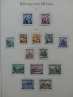 Deutsches Reich ab 1872-1933 teilbesammelt in 2 Leuchtturm Vordrucken #LZ789