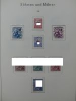 Deutsches Reich ab 1872-1933 teilbesammelt in 2 Leuchtturm Vordrucken #LZ789