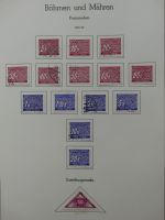 Deutsches Reich ab 1872-1933 teilbesammelt in 2 Leuchtturm Vordrucken #LZ789