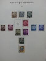 Deutsches Reich ab 1872-1933 teilbesammelt in 2 Leuchtturm Vordrucken #LZ789