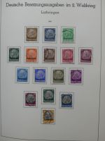 Deutsches Reich ab 1872-1933 teilbesammelt in 2 Leuchtturm Vordrucken #LZ789
