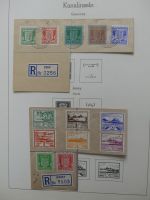 Deutsches Reich ab 1872-1933 teilbesammelt in 2 Leuchtturm Vordrucken #LZ789