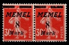 Memel 112 PF II postfrisch geprüft Klein BPP #OK605
