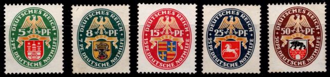 Deutsches Reich 425-429 postfrisch #ON605