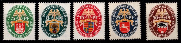 Deutsches Reich 425-429 postfrisch #ON606